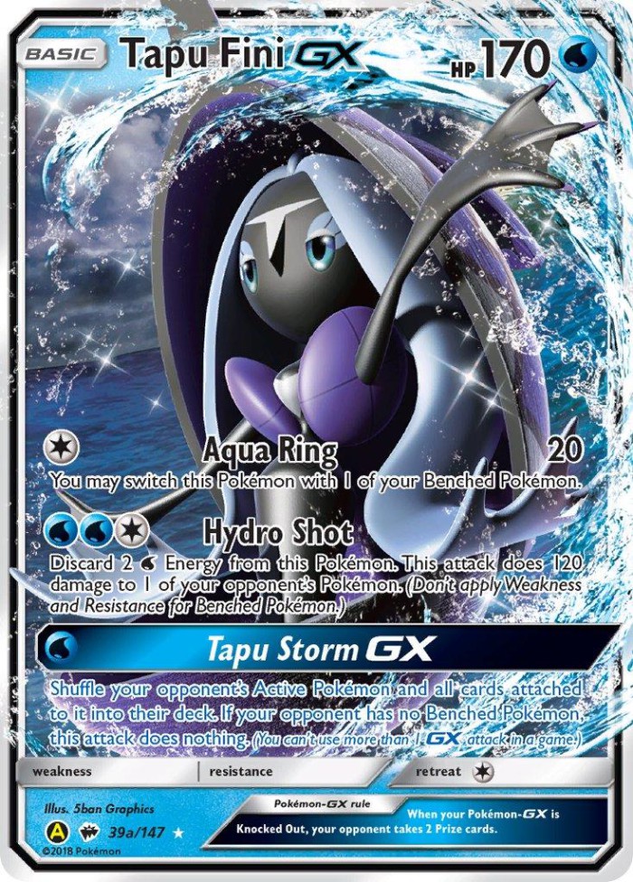 Carte Pokémon: Tapu Fini GX [Tokopisco GX]