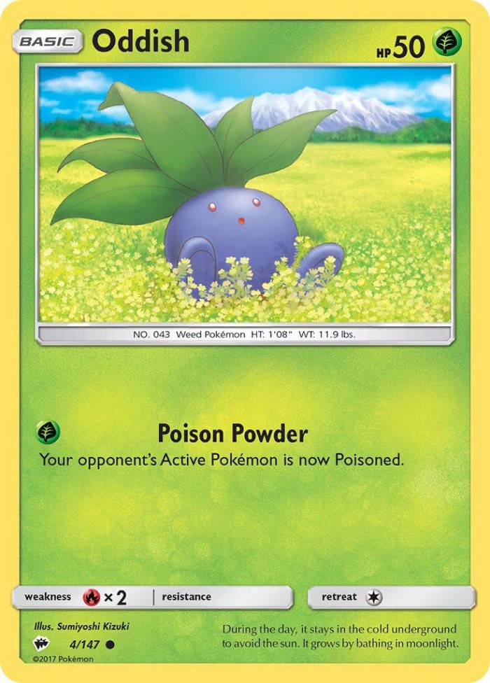 Carte Pokémon: Oddish [Mystherbe]