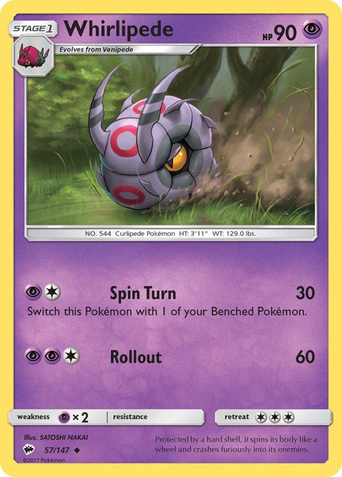 Carte Pokémon: Whirlipede [Scobolide]