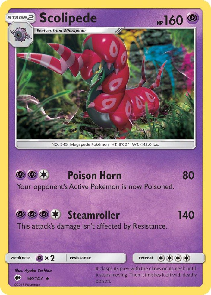 Carte Pokémon: Scolipede [Brutapode]