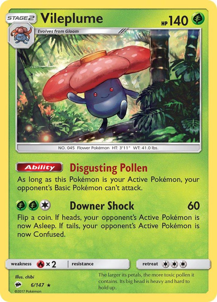 Carte Pokémon: Vileplume [Rafflesia]