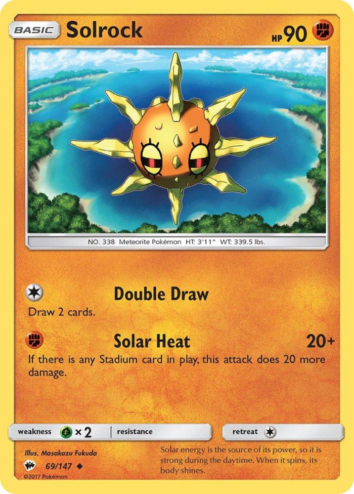 Carte Pokémon: Solrock [Solaroc]