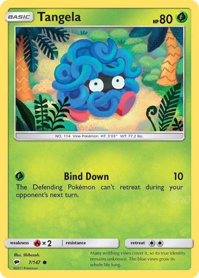 Carte Pokémon: Tangela [Saquedeneu]