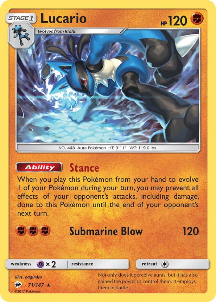 Carte Pokémon: Lucario [Lucario]