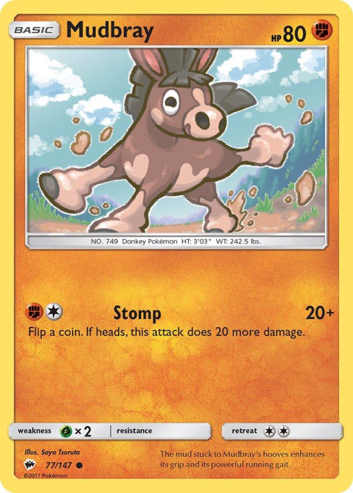 Carte Pokémon: Mudbray [Tiboudet]