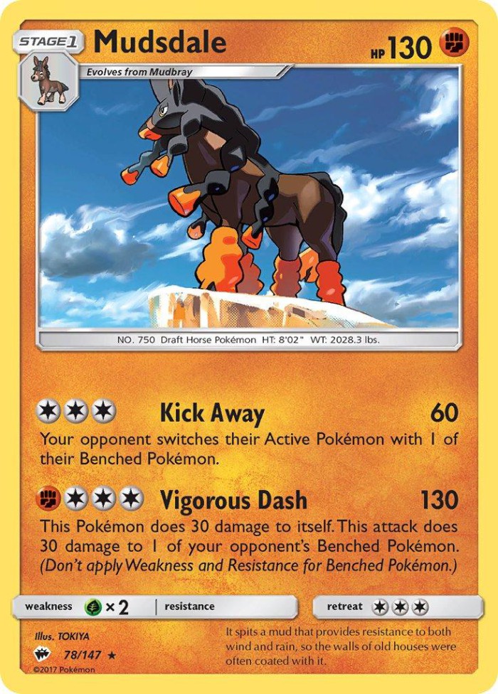 Carte Pokémon: Mudsdale [Bourrinos]