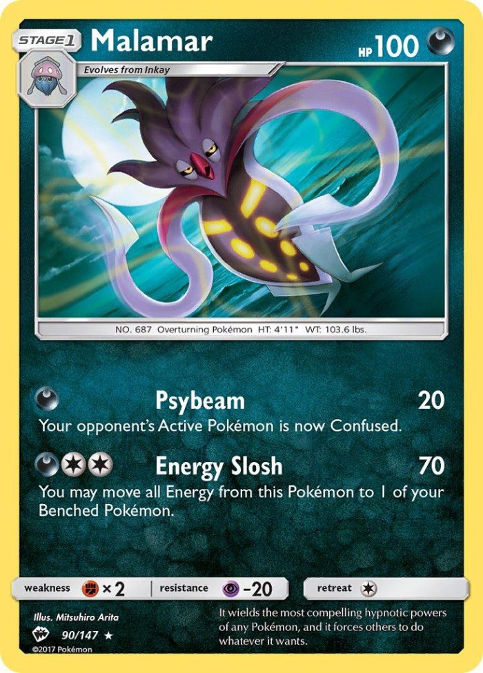 Carte Pokémon: Malamar [Sepiatroce]