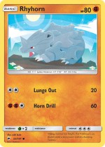 Carte Pokémon: Rhinocorne