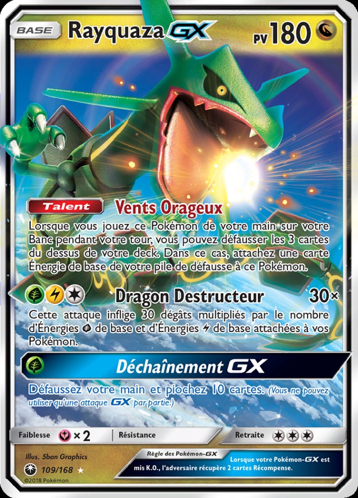 Carte Pokémon: Rayquaza GX [Rayquaza GX]