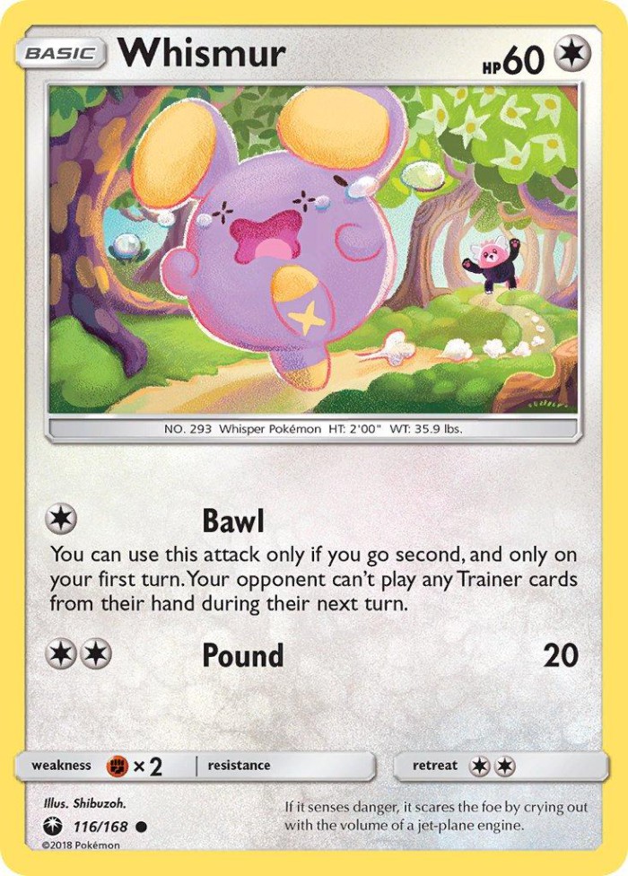 Carte Pokémon: Whismur [Chuchmur]