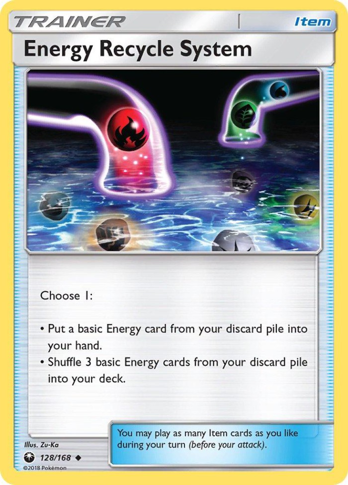 Carte Pokémon: Energy Recycle System [Recyclage d'Énergie]