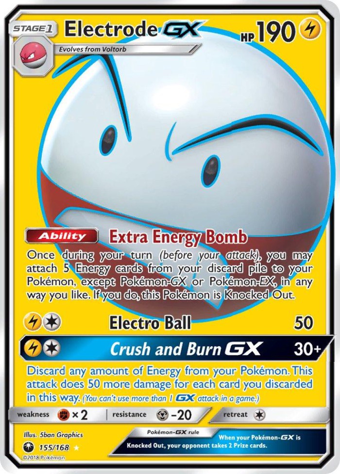 Carte Pokémon: Electrode GX [Électrode GX]