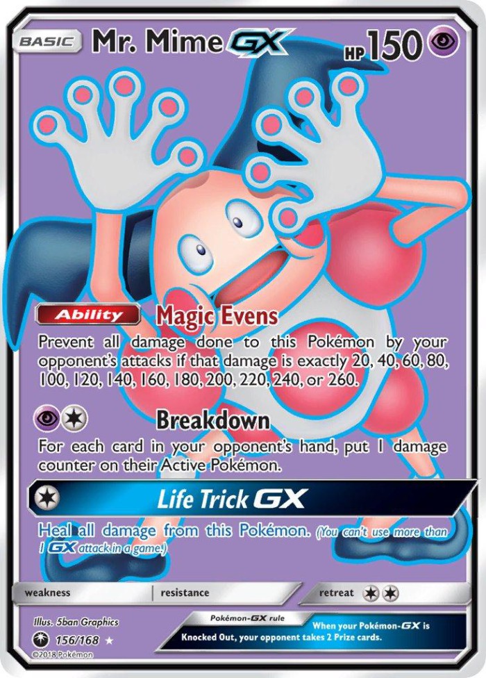 Carte Pokémon: Mr. Mime GX [M. Mime GX]