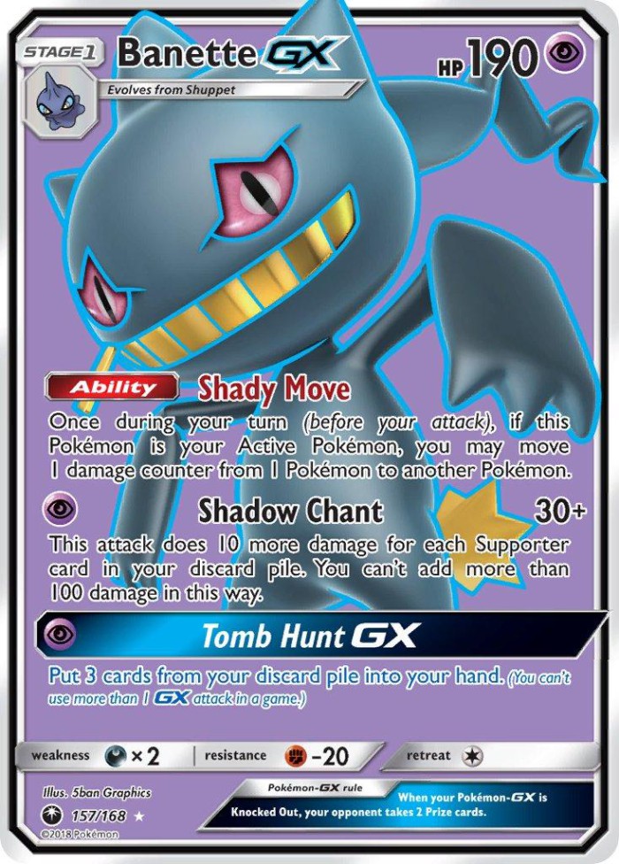 Carte Pokémon: Banette GX [Branette GX]