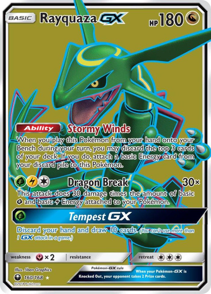 Carte Pokémon: Rayquaza GX [Rayquaza GX]