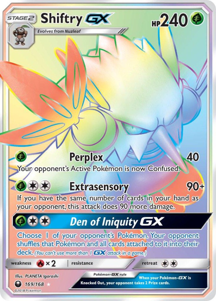 Carte Pokémon: Shiftry GX [Tengalice GX]