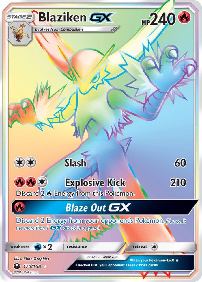 Carte Pokémon: Blaziken GX [Braségali GX]