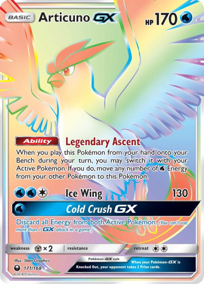 Carte Pokémon: Articuno GX [Artikodin GX]