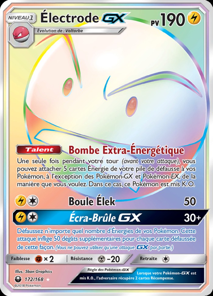 Carte Pokémon: Electrode GX [Électrode GX]