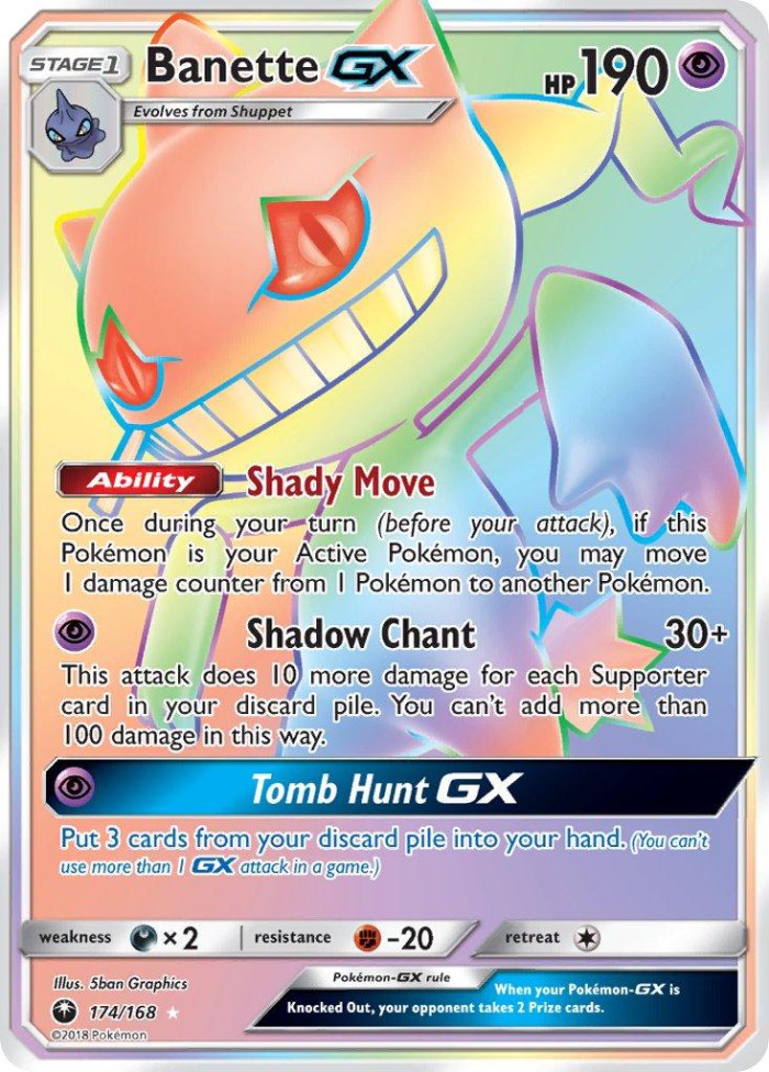 Carte Pokémon: Banette GX [Branette GX]