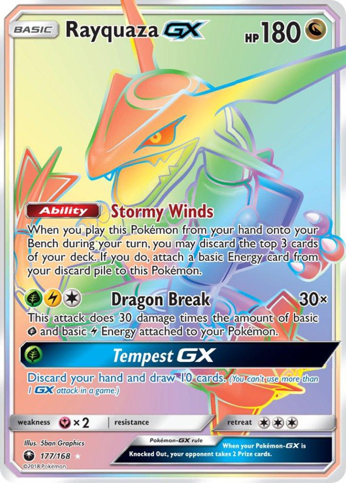 Carte Pokémon: Rayquaza GX [Rayquaza GX]