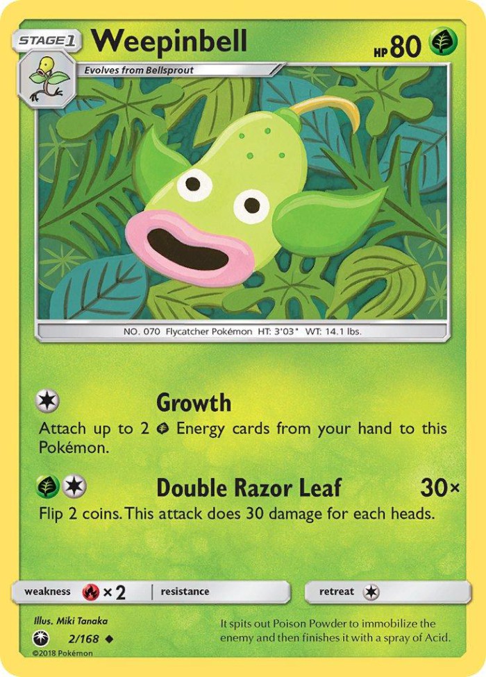 Carte Pokémon: Weepinbell [Boustiflor]