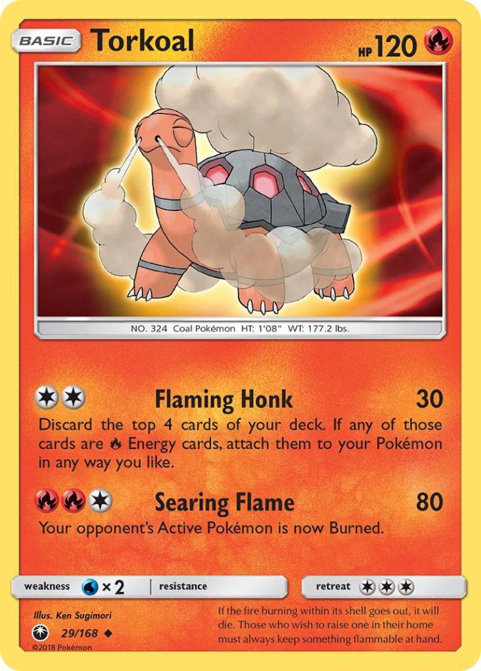 Carte Pokémon: Torkoal [Chartor]