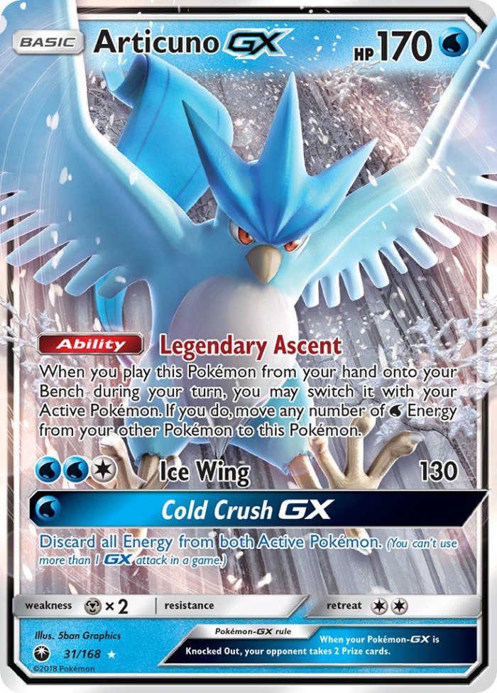 Carte Pokémon: Articuno GX [Artikodin GX]