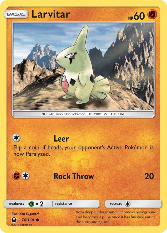 Carte Pokémon: Larvitar [Embrylex]