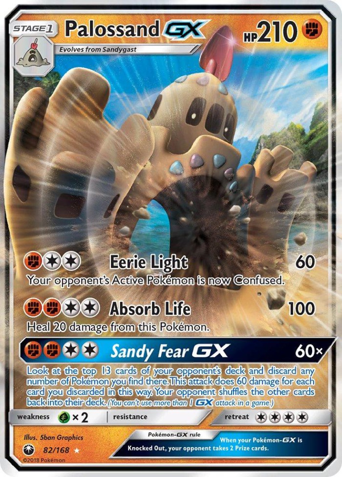 Carte Pokémon: Palossand GX [Trépassable GX]