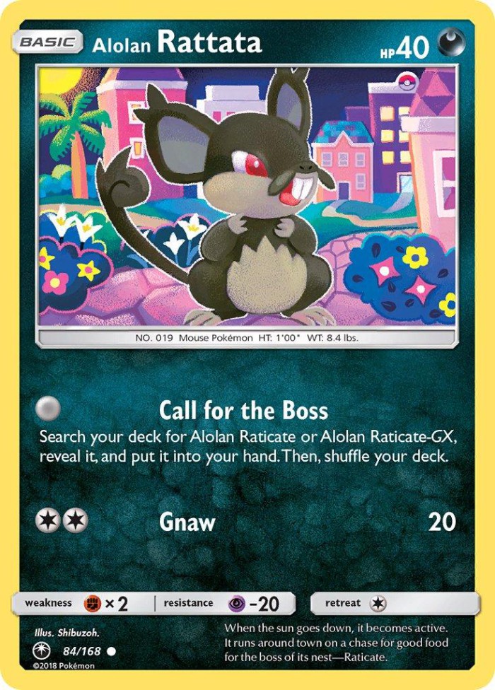 Carte Pokémon: Alolan Rattata [Rattata d'Alola]