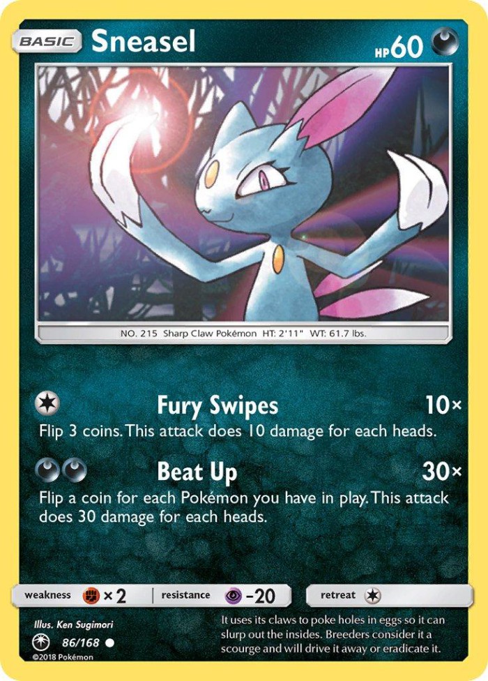 Carte Pokémon: Sneasel [Farfuret]