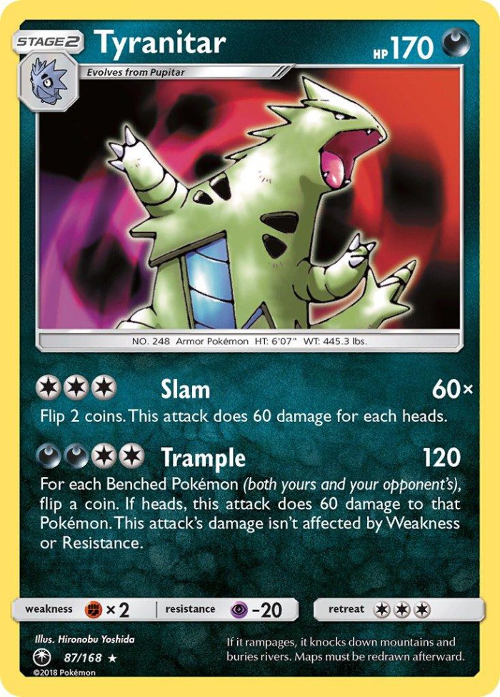 Carte Pokémon: Tyranitar [Tyranocif]