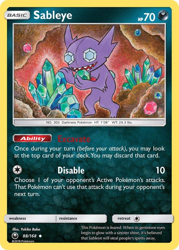 Carte Pokémon: Sableye [Ténéfix]