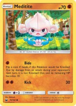 Carte Pokémon: Méditikka