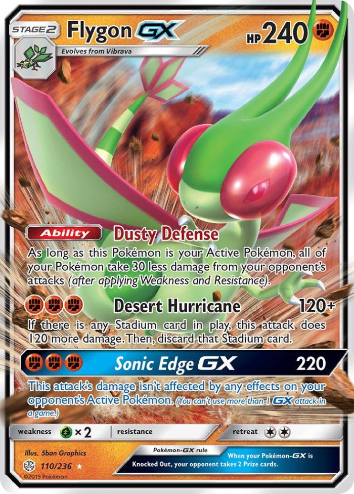 Carte Pokémon: Flygon GX [Libégon GX]