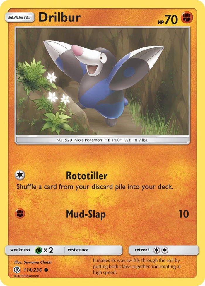 Carte Pokémon: Drilbur [Rototaupe]