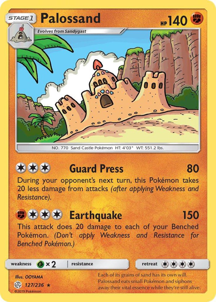 Carte Pokémon: Palossand [Trépassable]