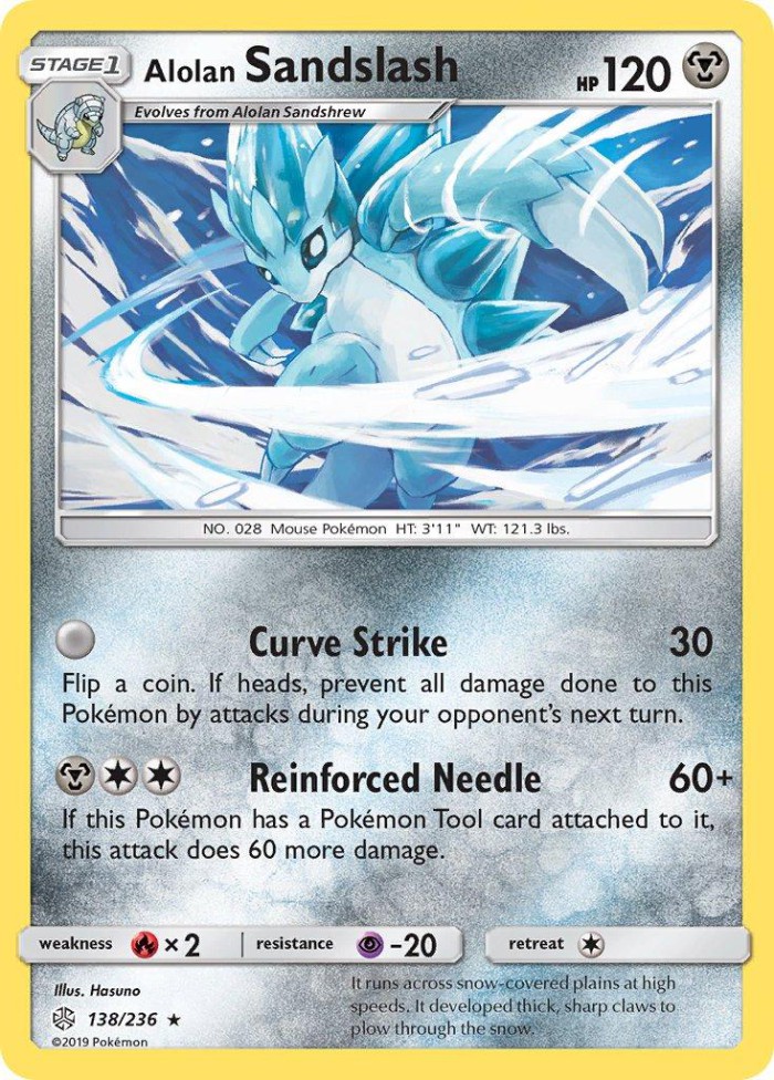 Carte Pokémon: Alolan Sandslash [Sablaireau d'Alola]