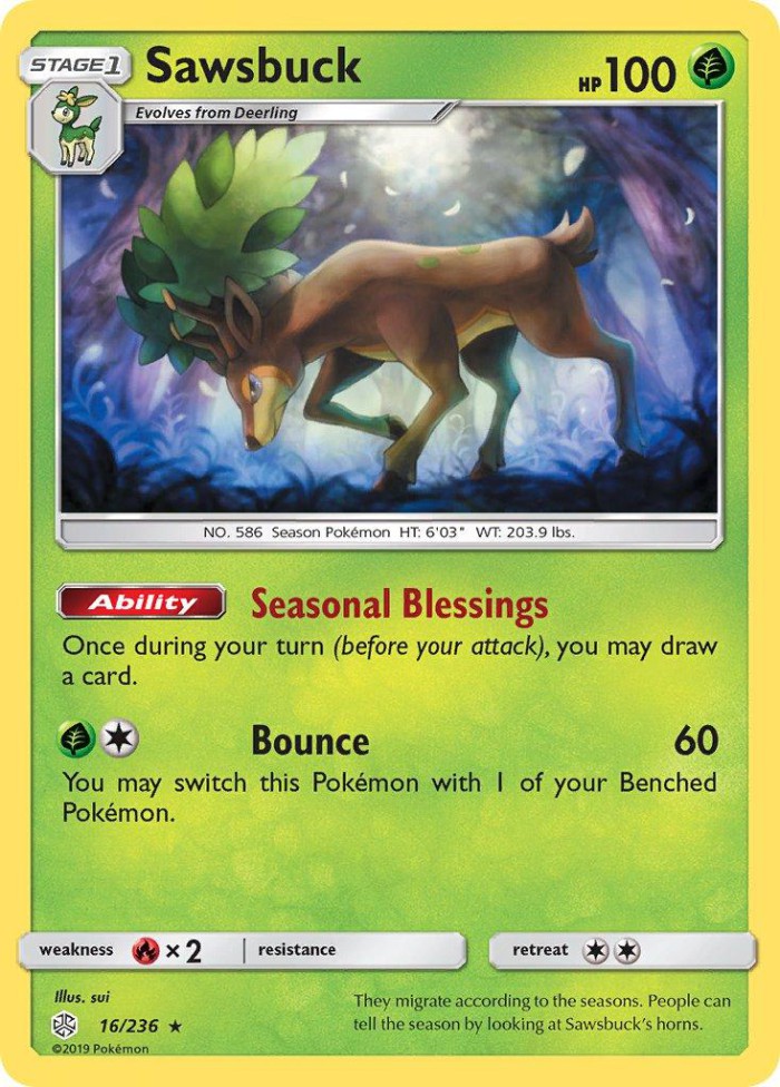 Carte Pokémon: Sawsbuck [Haydaim]