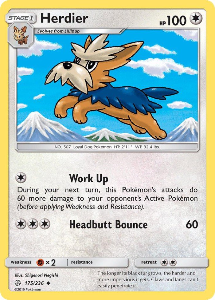 Carte Pokémon: Herdier [Ponchien]