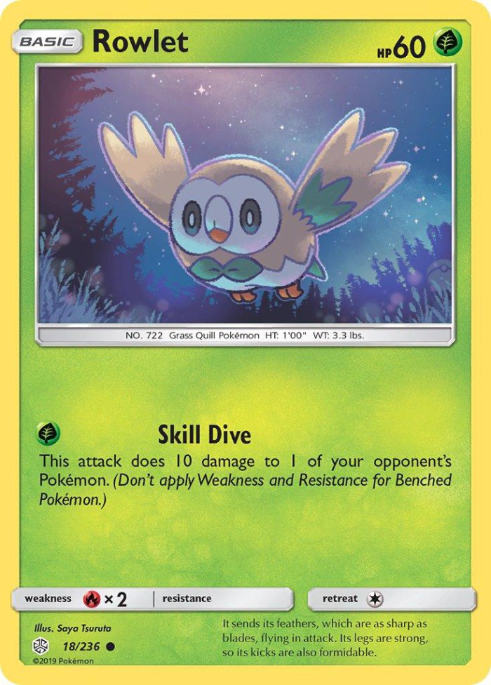 Carte Pokémon: Rowlet [Brindibou]