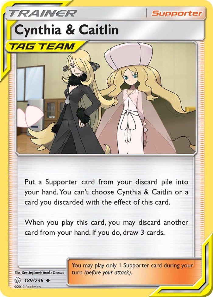 Carte Pokémon: Cynthia & Caitlin [Cynthia et Percila]