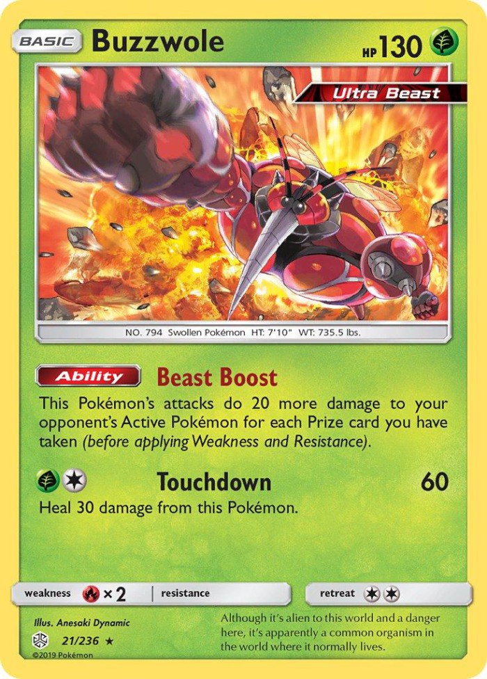 Carte Pokémon: Buzzwole [Mouscoto]