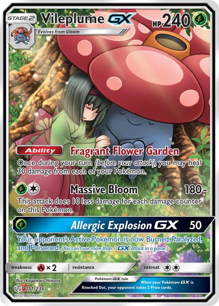 Carte Pokémon: Vileplume GX [Rafflesia GX]