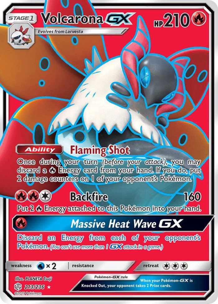 Carte Pokémon: Volcarona GX [Pyrax GX]