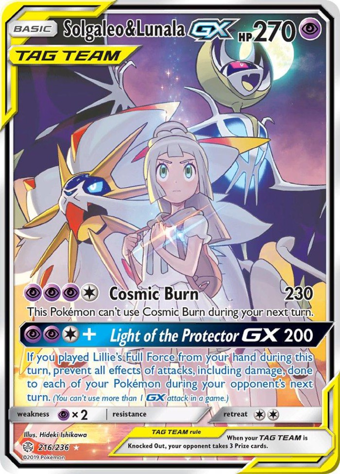 Carte Pokémon: Solgaleo & Lunala GX [Solgaleo et Lunala GX]