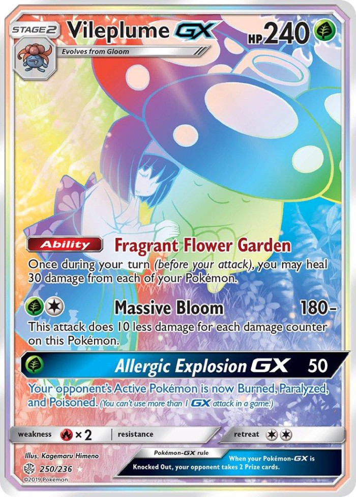 Carte Pokémon: Vileplume GX [Rafflesia GX]