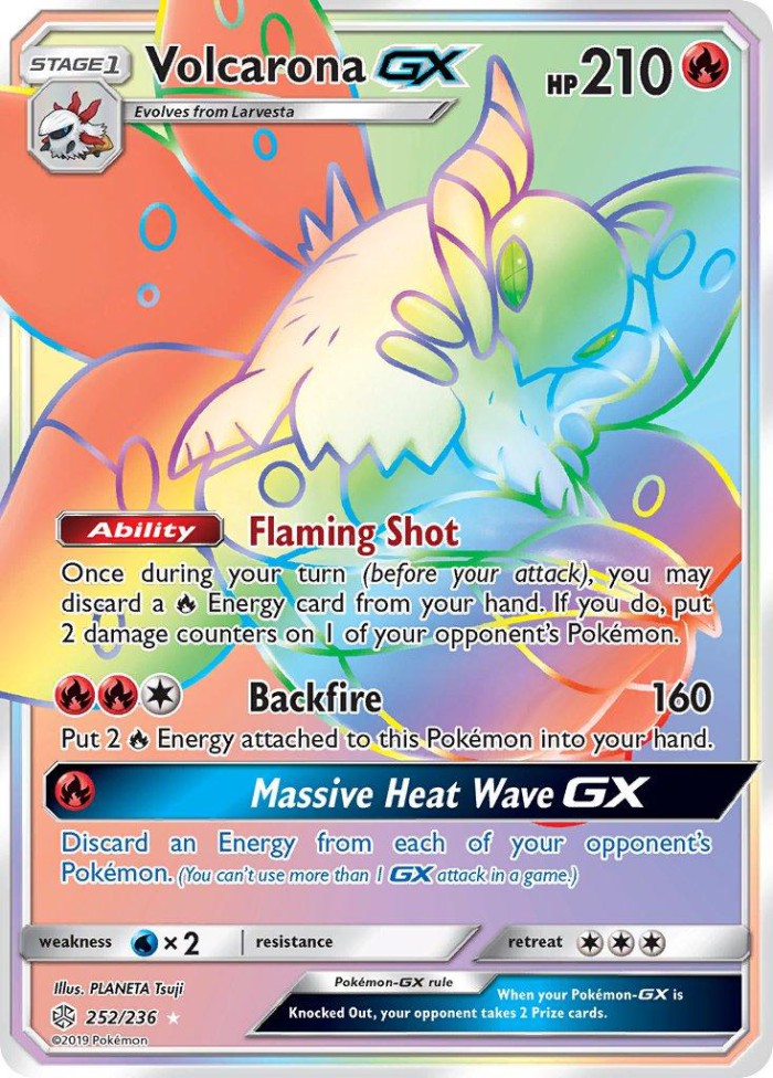 Carte Pokémon: Volcarona GX [Pyrax GX]