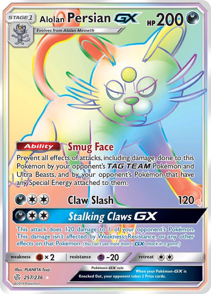 Carte Pokémon: Alolan Persian GX [Persian d'Alola GX]